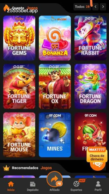 Aplicativo móvel 25555BET para iOS e Android